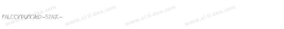 FalconPunch3D-5ZAx字体转换