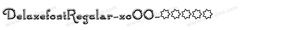 DeluxefontRegular-xoOO字体转换