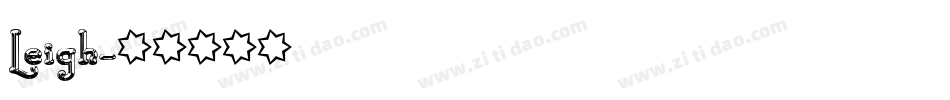 Leigh字体转换