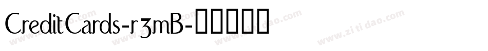 CreditCards-r3mB字体转换