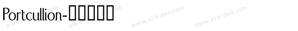 Portcullion字体转换
