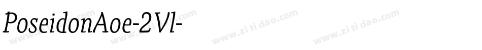 PoseidonAoe-2Vl字体转换