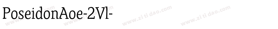 PoseidonAoe-2Vl字体转换