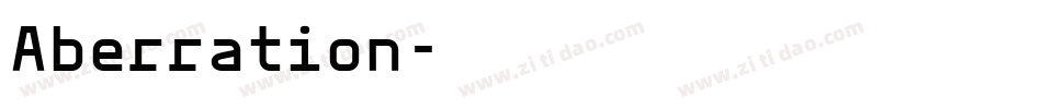 Aberration字体转换