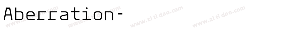 Aberration字体转换
