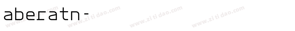 aberatn字体转换