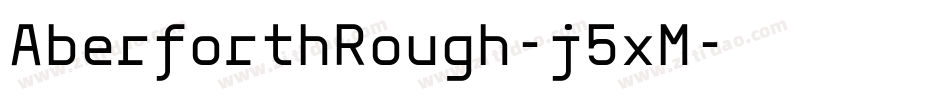AberforthRough-j5xM字体转换