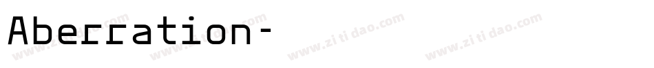 Aberration字体转换