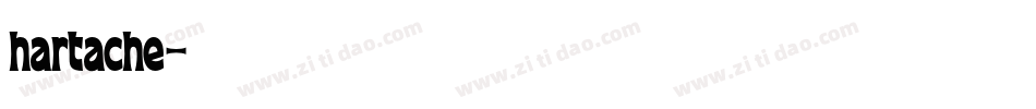 hartache字体转换