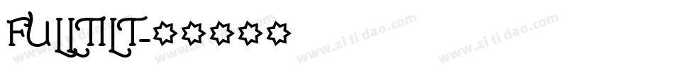 FULLTILT字体转换