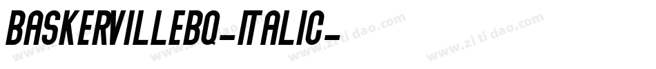BaskervilleBQ-Italic字体转换 BaskervilleBQ-Italic字体转换