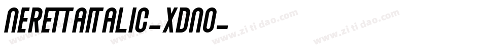 NerettaItalic-Xdno字体转换 NerettaItalic-Xdno字体转换