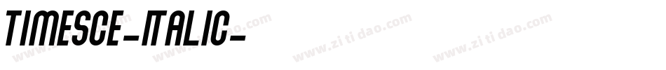 TimesCE-Italic字体转换
