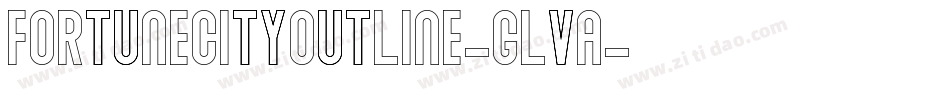 FortunecityOutline-GlvA字体转换