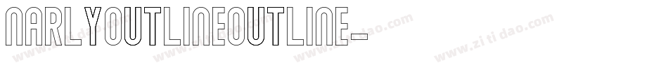 NarlyOutlineOutline字体转换