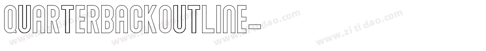QuarterbackOutline字体转换 QuarterbackOutline字体转换