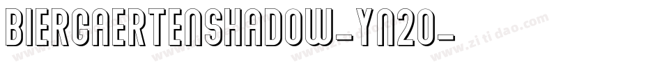 BiergaertenShadow-Yn2O字体转换