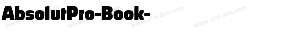 AbsolutPro-Book字体转换