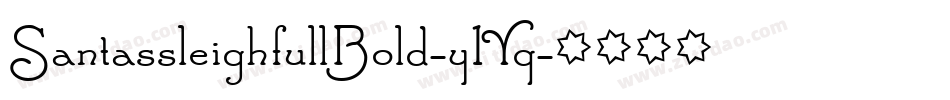 SantassleighfullBold-y1Yq字体转换 SantassleighfullBold-y1Yq字体转换