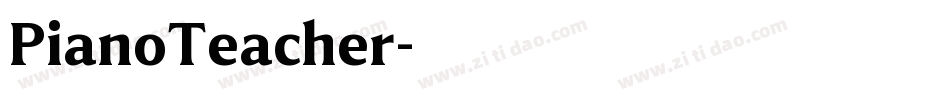 PianoTeacher字体转换