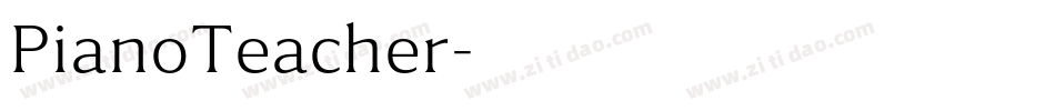 PianoTeacher字体转换