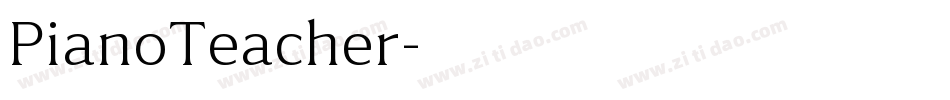 PianoTeacher字体转换