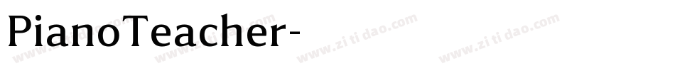 PianoTeacher字体转换