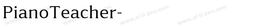 PianoTeacher字体转换
