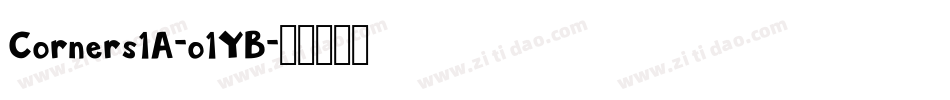 Corners1A-o1YB字体转换