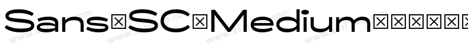 Sans_SC_Medium字体转换