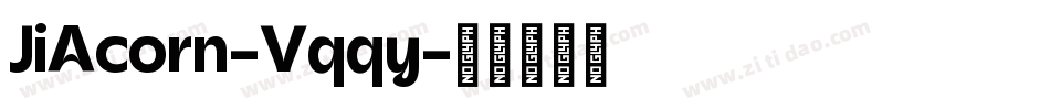 JiAcorn-Vqqy字体转换