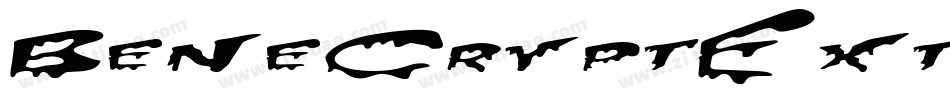BeneCryptExtrude字体转换