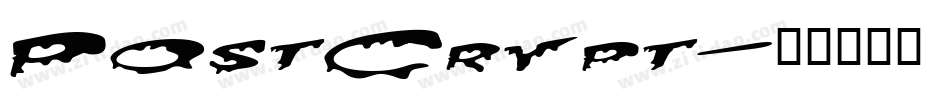 PostCrypt字体转换