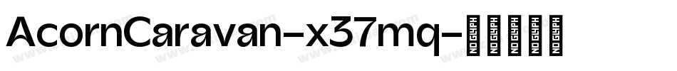 AcornCaravan-x37mq字体转换