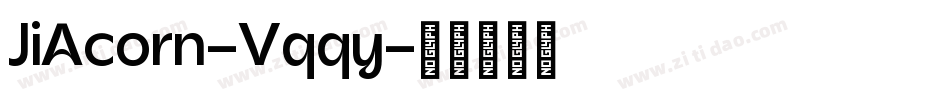 JiAcorn-Vqqy字体转换
