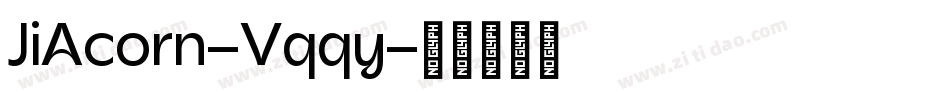 JiAcorn-Vqqy字体转换