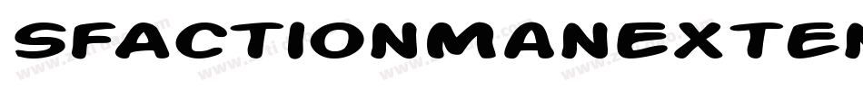 SfActionManExtendedBold-1nVL字体转换