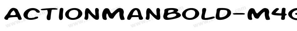 ActionManBold-M4Gw字体转换