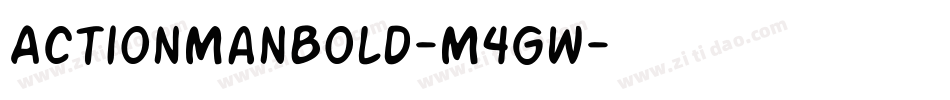 ActionManBold-M4Gw字体转换
