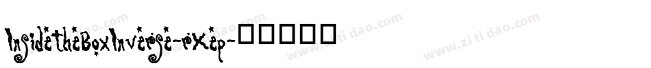 InsideTheBoxInverse-rXep字体转换