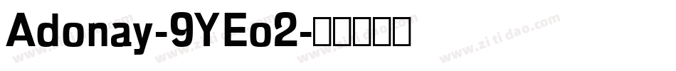 Adonay-9YEo2字体转换