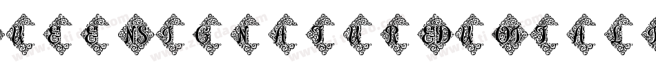 QueenSignatureDuoItalic-mLlxa字体转换