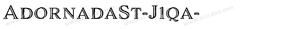 AdornadaSt-J1qa字体转换