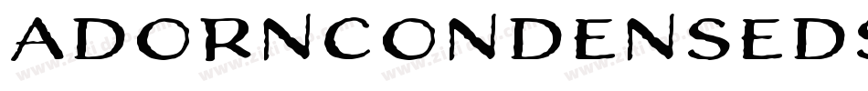 AdornCondensedSans字体转换
