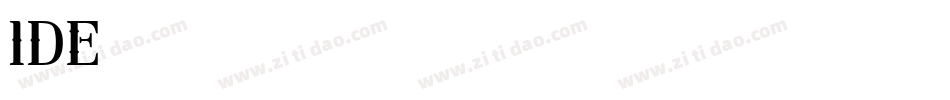 IDE字体转换