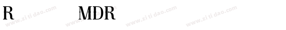 Ratigk-jMDR字体转换