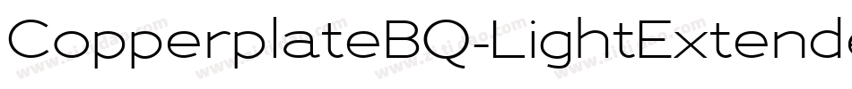 CopperplateBQ-LightExtended字体转换