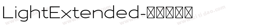 LightExtended字体转换