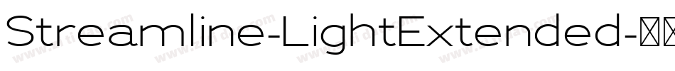 Streamline-LightExtended字体转换