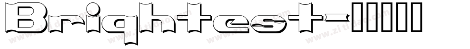 Brightest字体转换